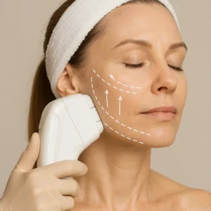 Woman having HI-FU to reduce wrinkles call LA LIPO Bedfordshire Now!