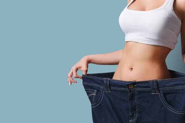 woman after fat reduction treatment Bedfordshire