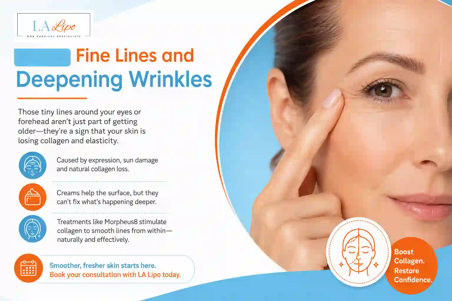 Sign #2: Fine Lines and Deepening Wrinkles Bedfordshire