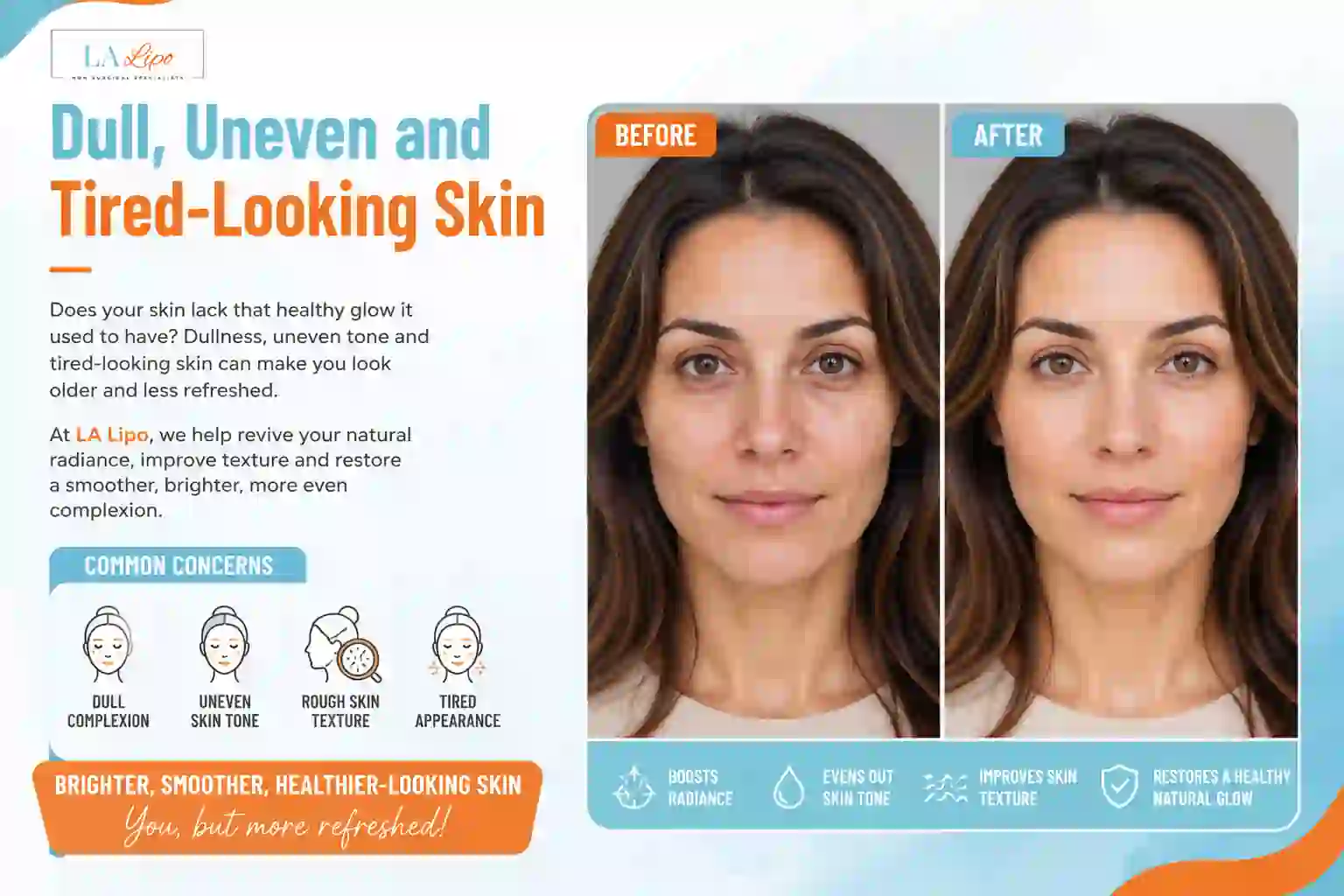 Sign #5: Dull, Uneven and Tired-Looking Skin Bedfordshire